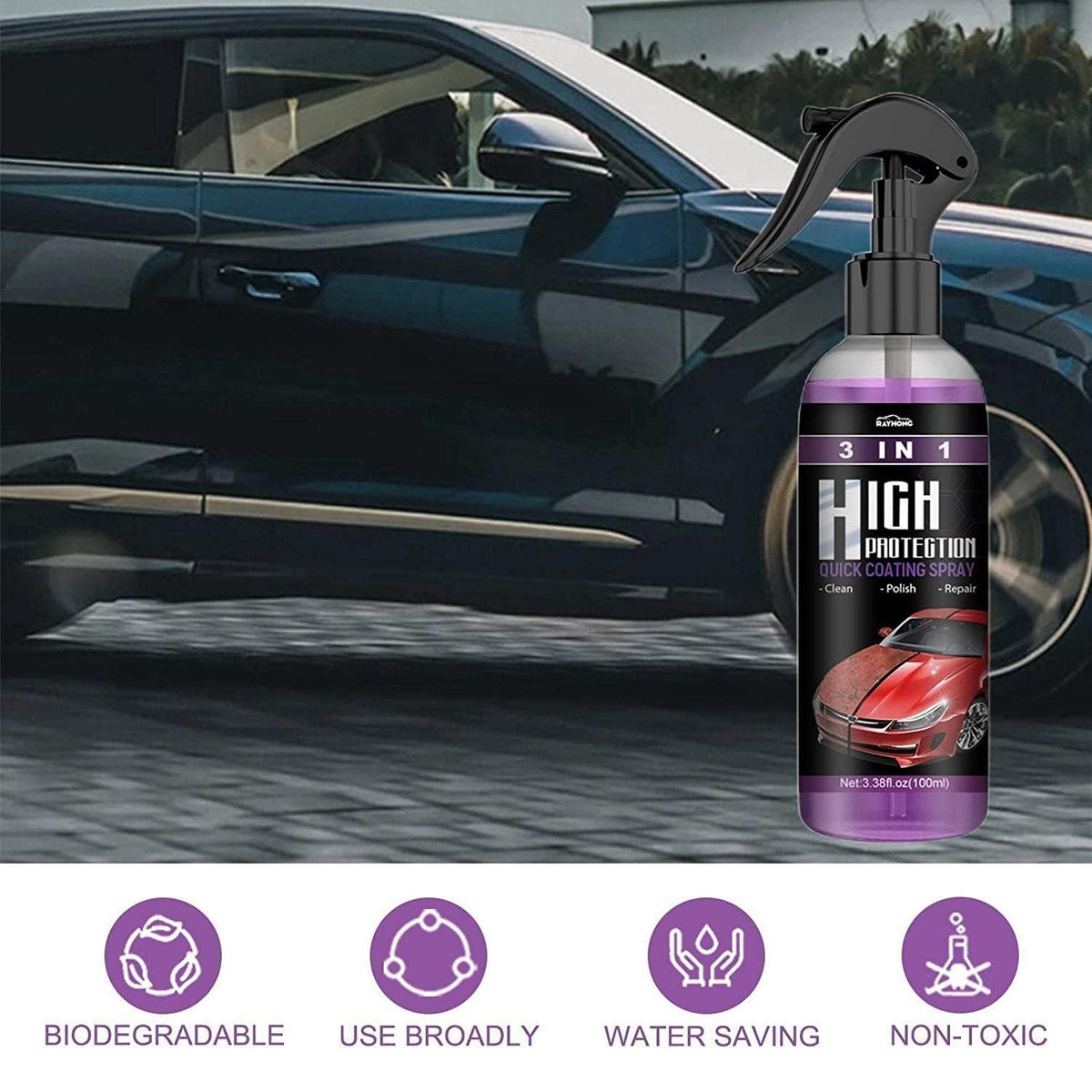 Car Coating Spray (Buy 1 Get 1 Free)